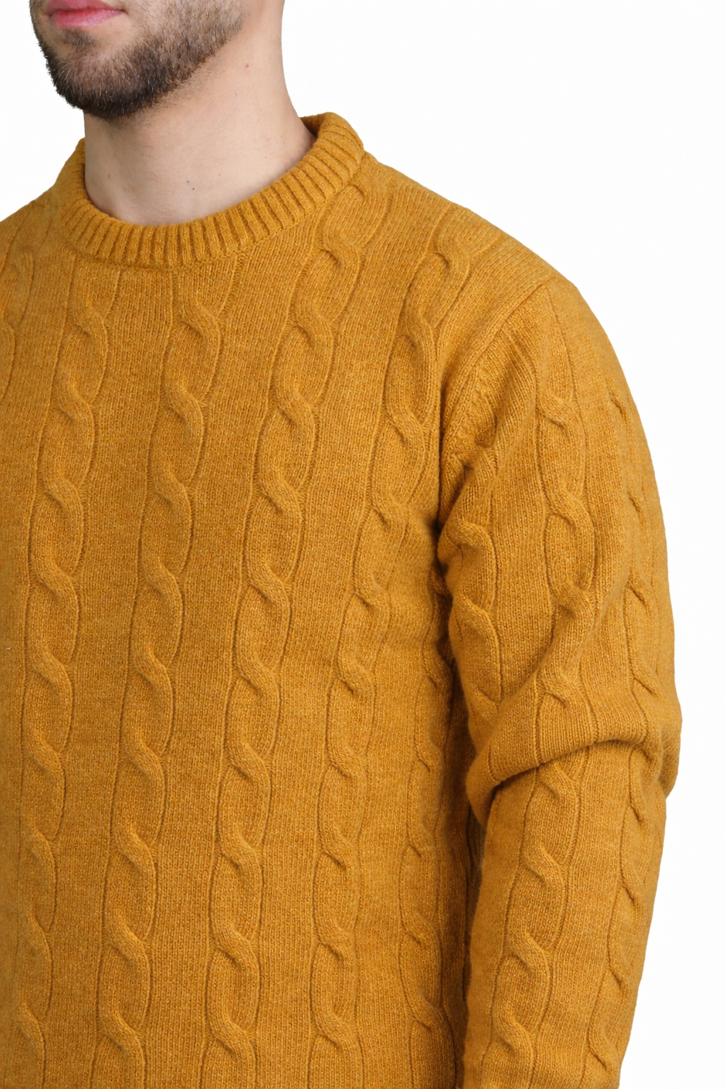 CREWNECK CABLE KNIT - ESCAPISM