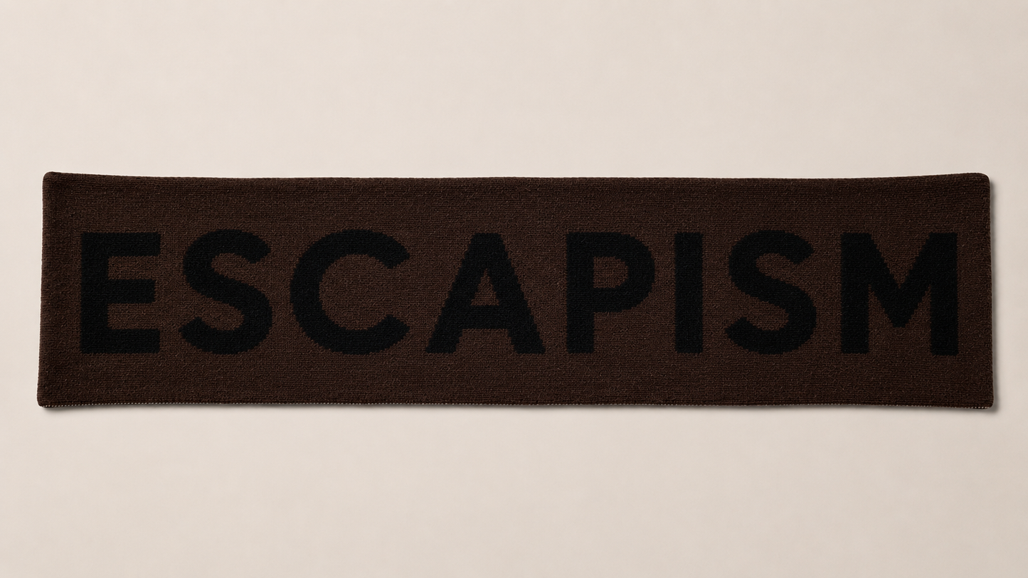 LOGO ESCAPISM SCARF