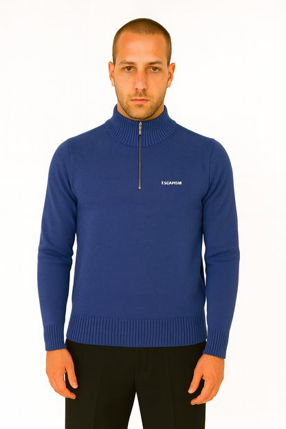 HALF ZIP POLO - ESCAPISM