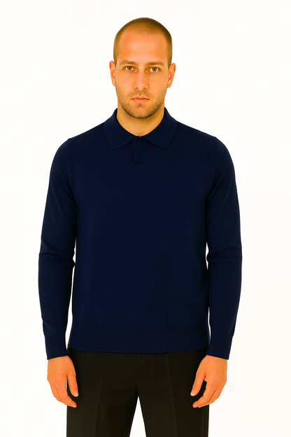 LONG SLEEVE POLO - ESCAPISM
