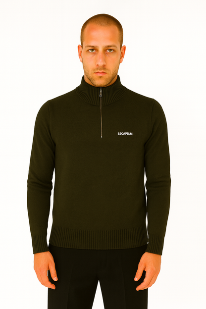 HALF ZIP POLO - ESCAPISM