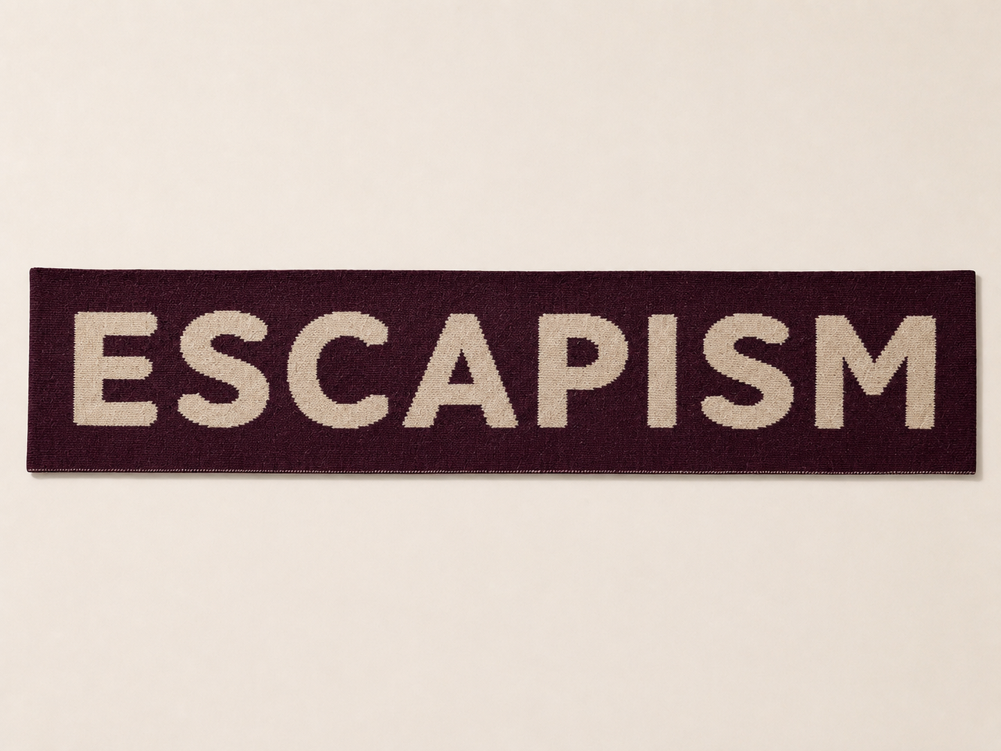 LOGO ESCAPISM SCARF