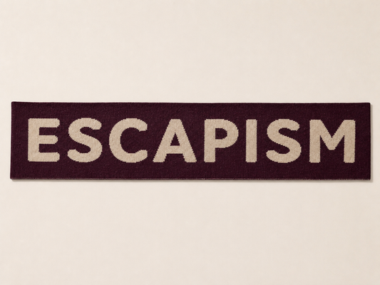 LOGO ESCAPISM SCARF