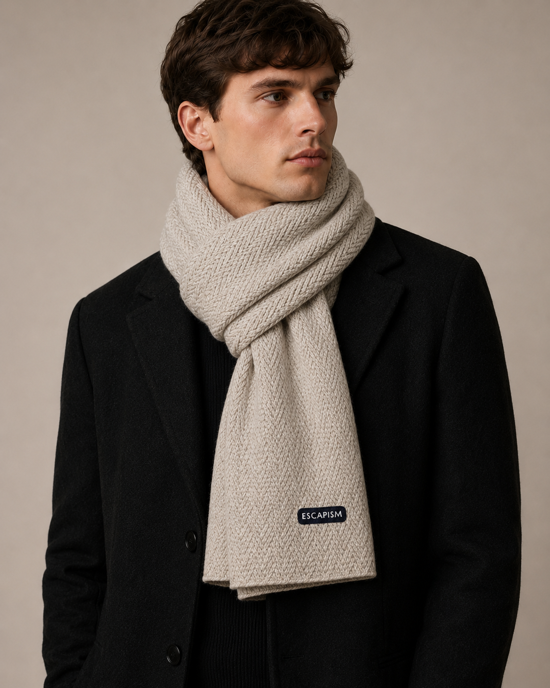 STRUCTURED STITCH SCARF ESCAPISM