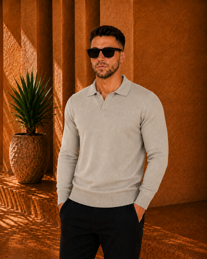 LONG SLEEVE POLO - ESCAPISM