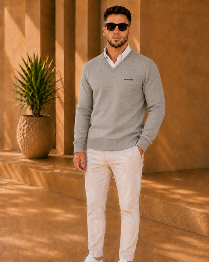 V-NECK EMBROIDERED – ESCAPISM