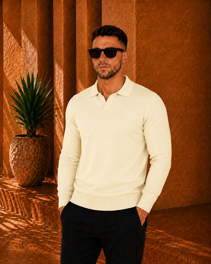 LONG SLEEVE POLO - ESCAPISM