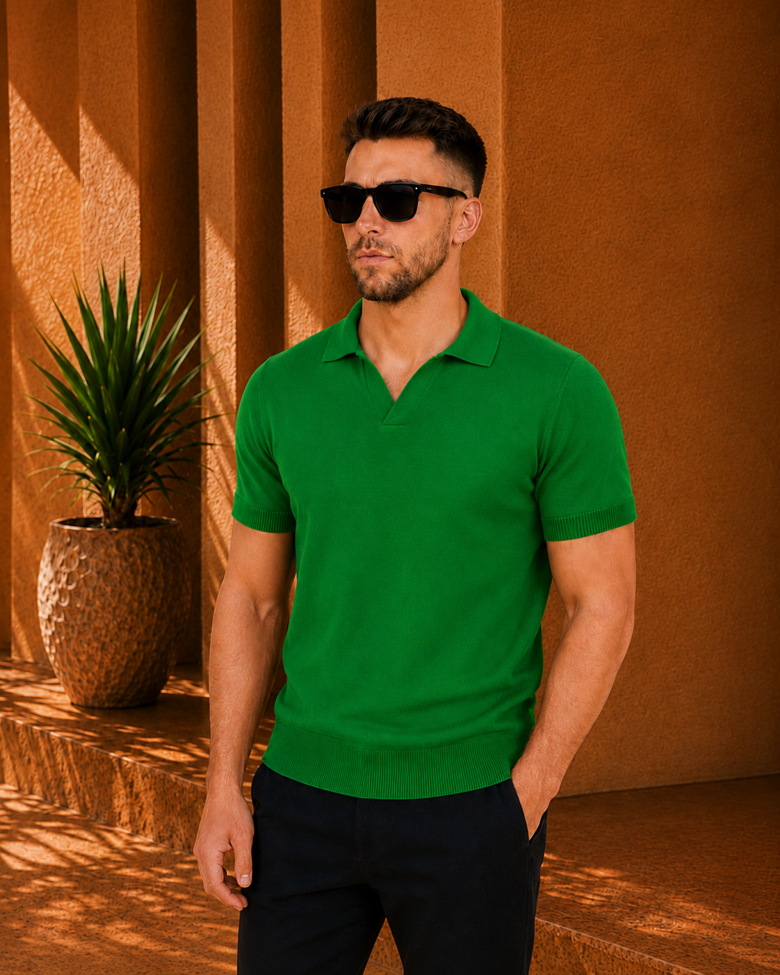 SHORT SLEEVE POLO - ESCAPISM