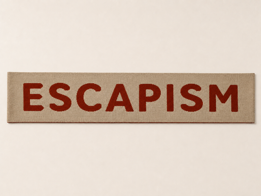 LOGO ESCAPISM SCARF