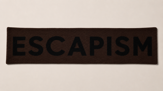 LOGO ESCAPISM SCARF