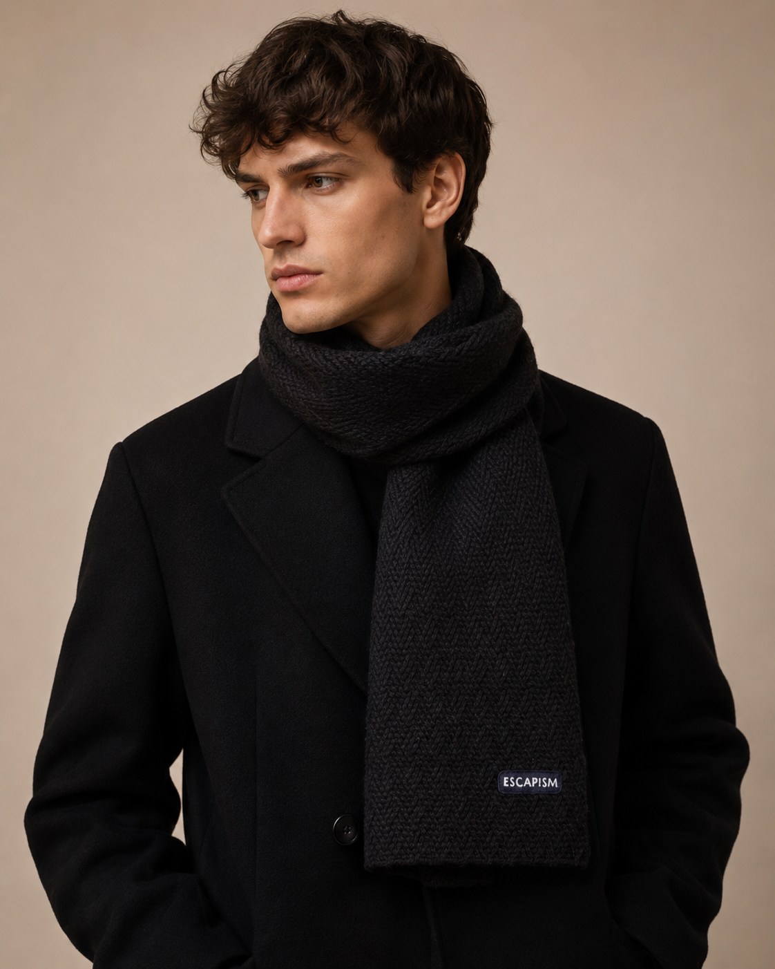 STRUCTURED STITCH SCARF ESCAPISM