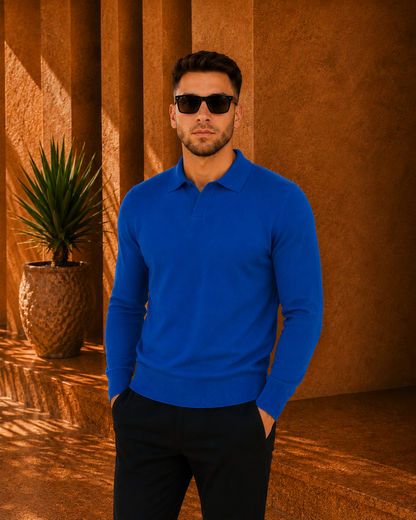 LONG SLEEVE POLO - ESCAPISM