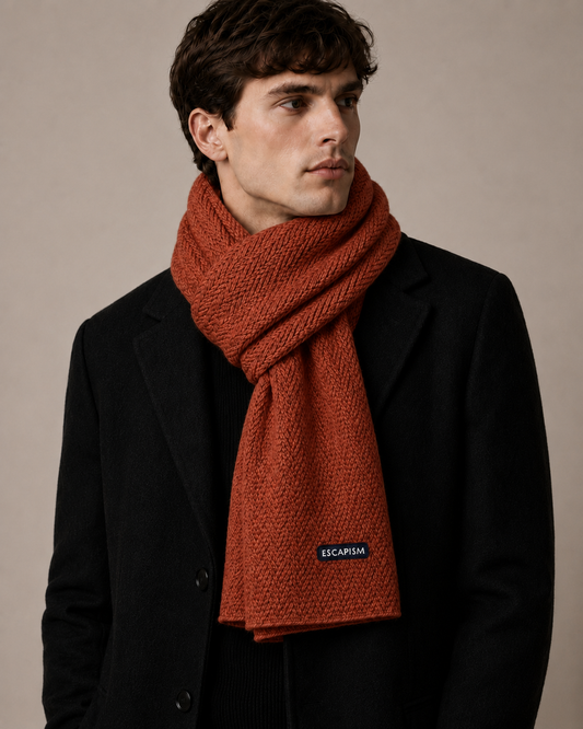 STRUCTURED STITCH SCARF ESCAPISM