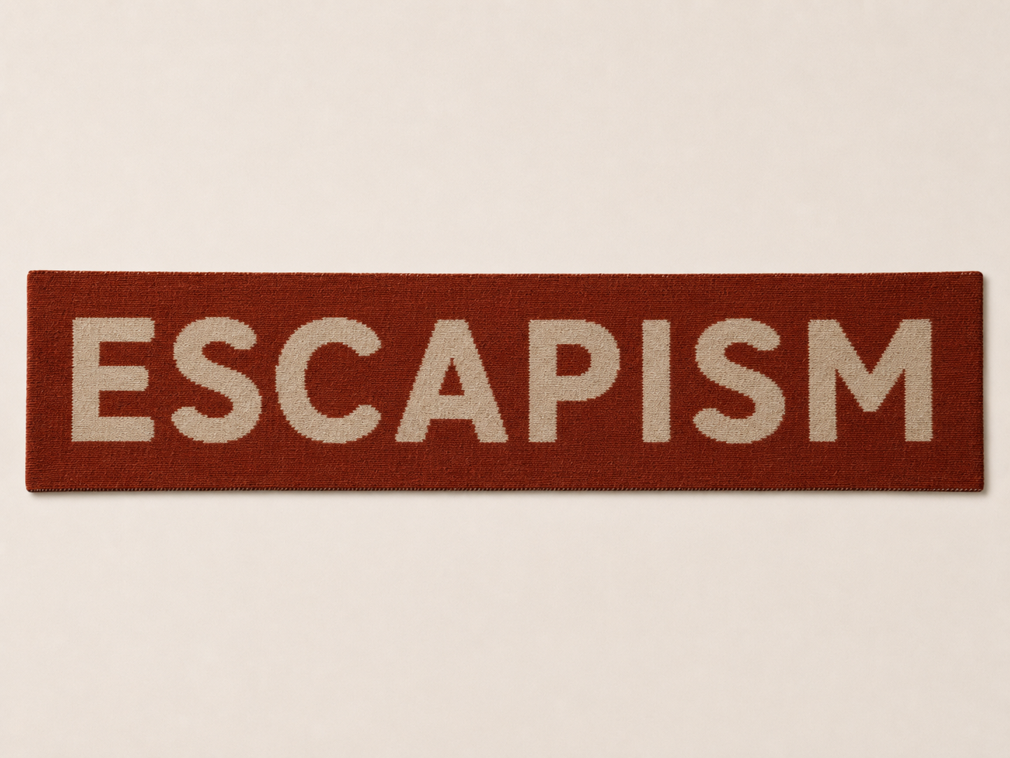 LOGO ESCAPISM SCARF