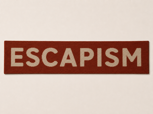 LOGO ESCAPISM SCARF