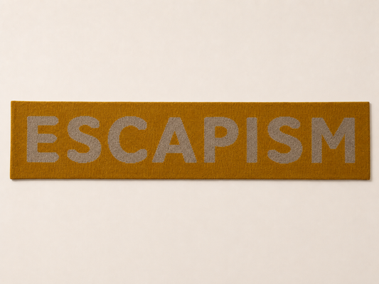 LOGO ESCAPISM SCARF