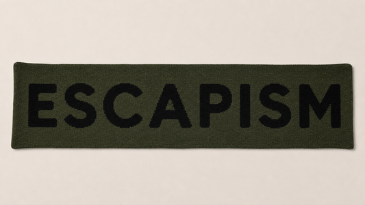 LOGO ESCAPISM SCARF