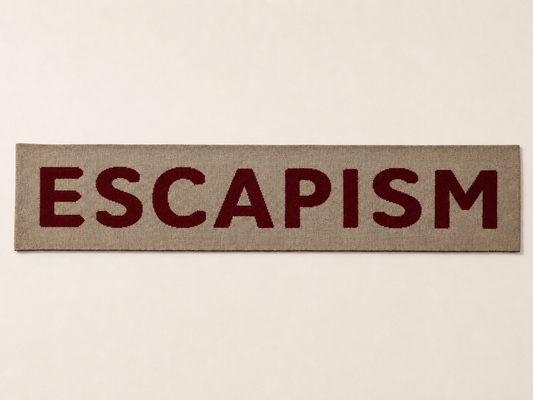 LOGO ESCAPISM SCARF