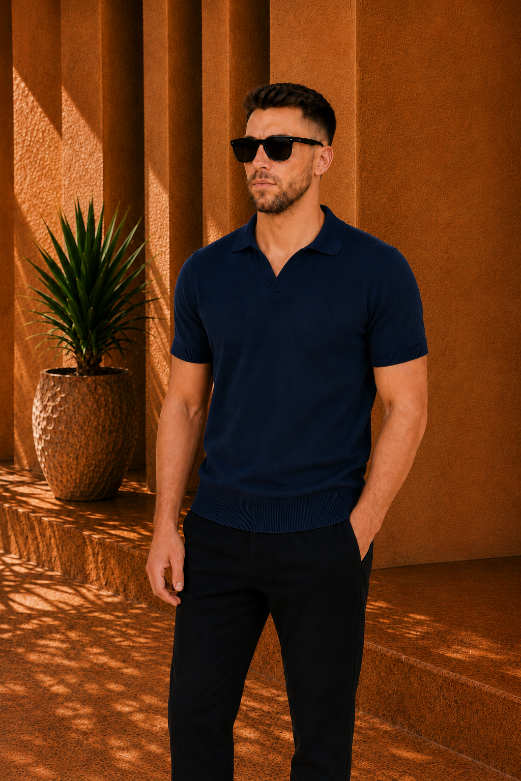 SHORT SLEEVE POLO - ESCAPISM