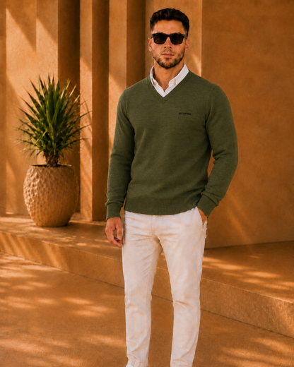 V-NECK EMBROIDERED – ESCAPISM