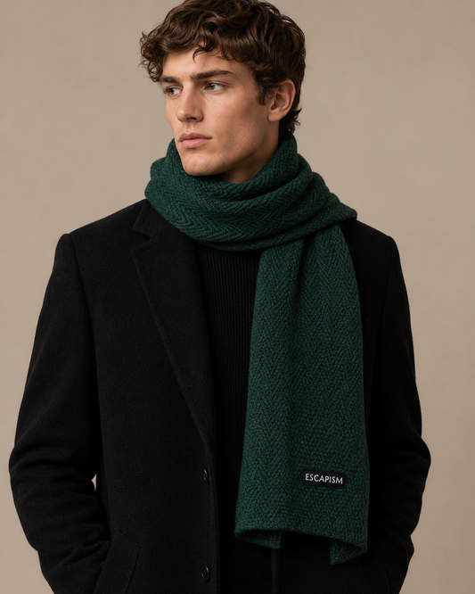 STRUCTURED STITCH SCARF ESCAPISM