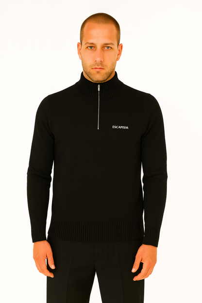 HALF ZIP POLO - ESCAPISM