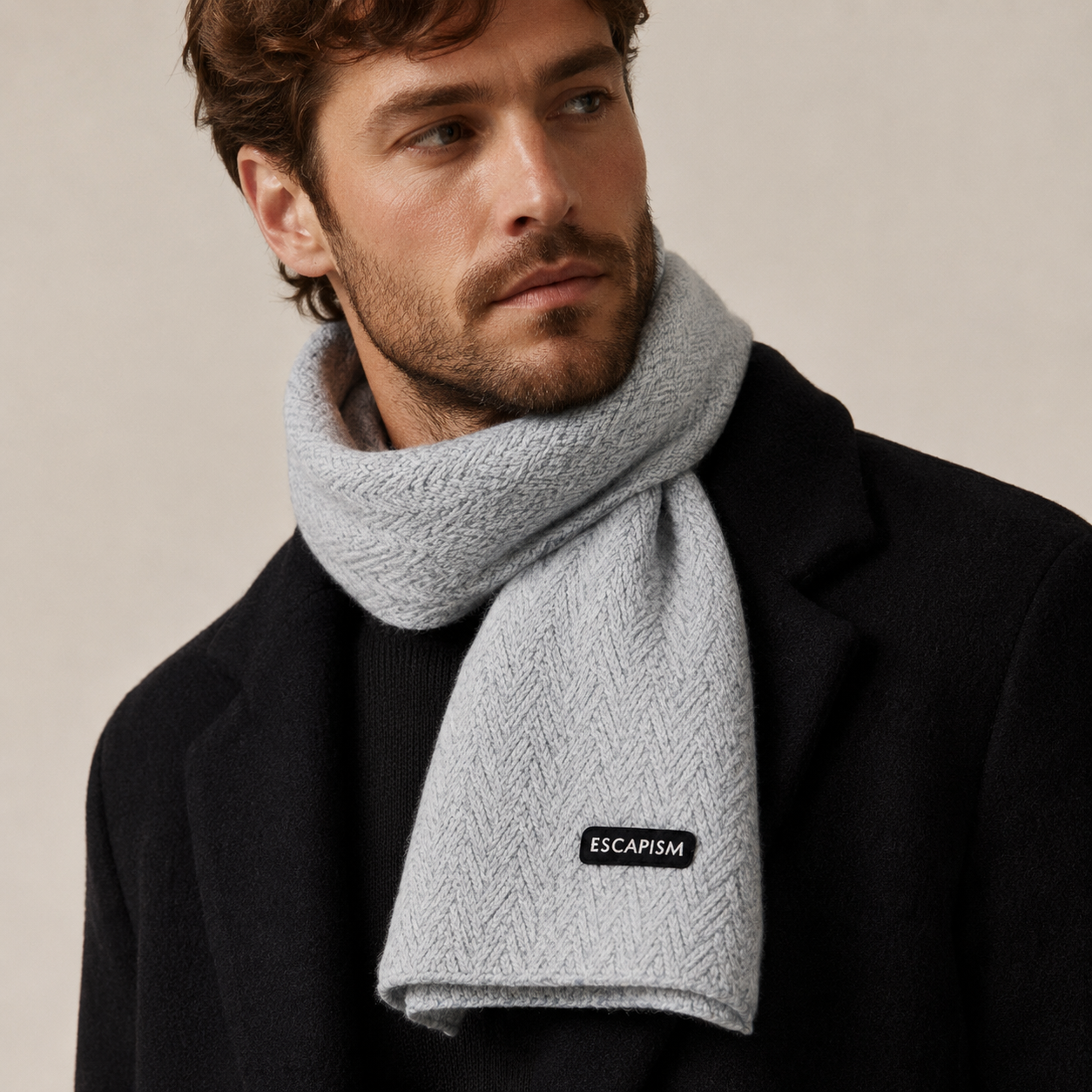 STRUCTURED STITCH SCARF ESCAPISM
