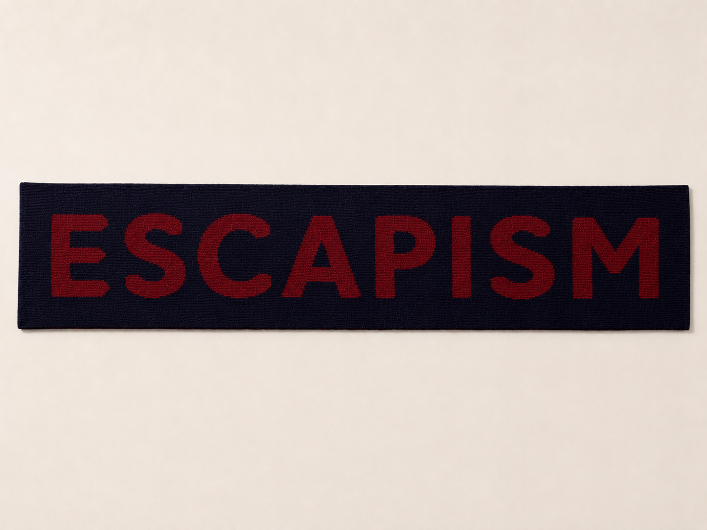 LOGO ESCAPISM SCARF