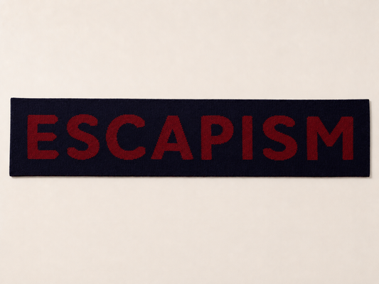 LOGO ESCAPISM SCARF