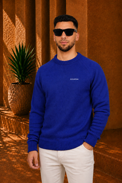 CREWNECK EMBROIDERED RAGLAN - ESCAPISM
