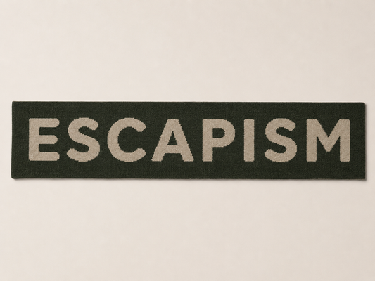 LOGO ESCAPISM SCARF