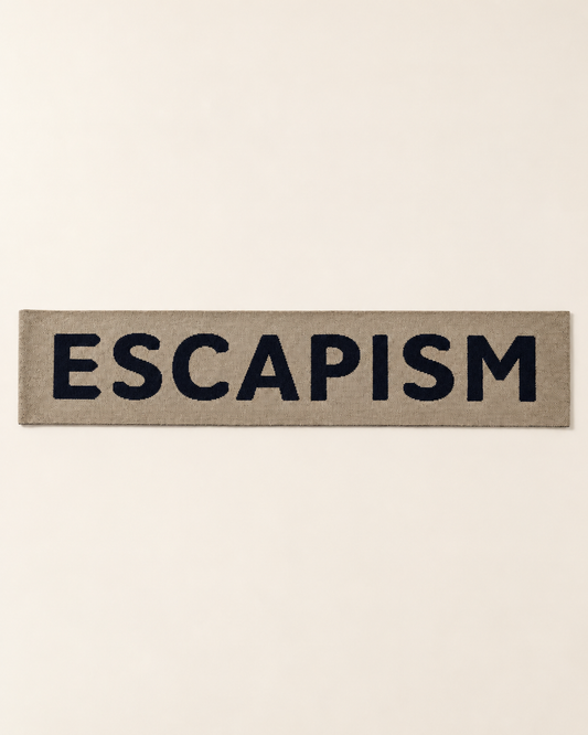 LOGO ESCAPISM SCARF
