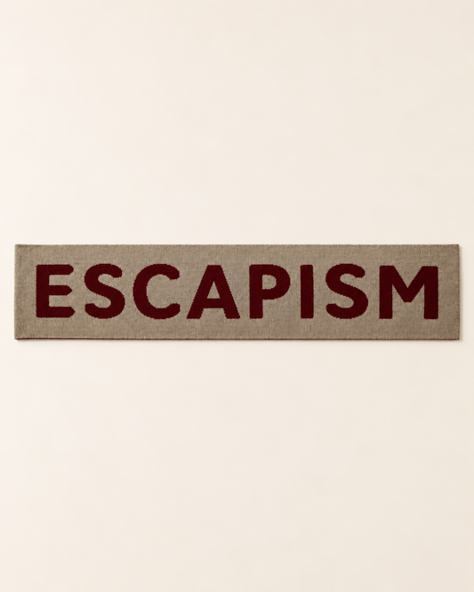 LOGO ESCAPISM SCARF