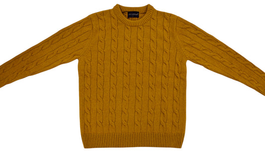 CREWNECK CABLE KNIT - ESCAPISM