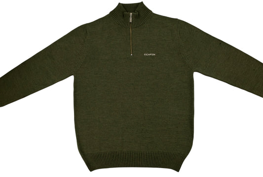 HALF ZIP POLO - ESCAPISM