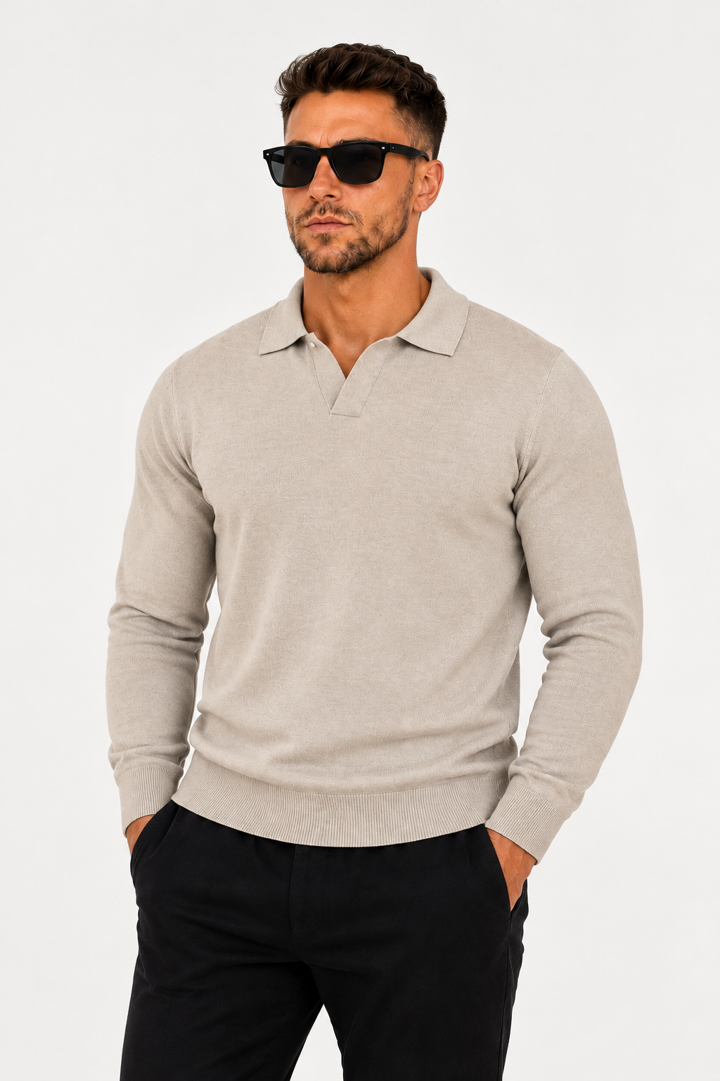 LONG SLEEVE POLO - ESCAPISM