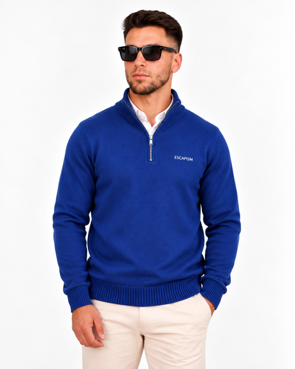 HALF ZIP POLO - ESCAPISM