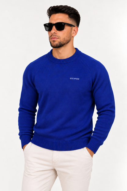CREWNECK EMBROIDERED RAGLAN - ESCAPISM