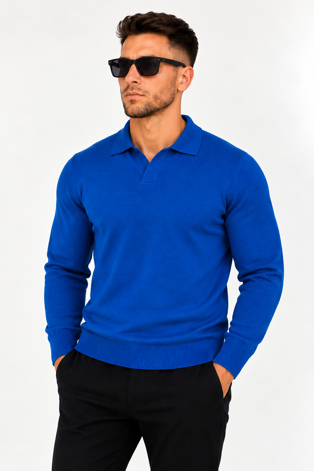 LONG SLEEVE POLO - ESCAPISM