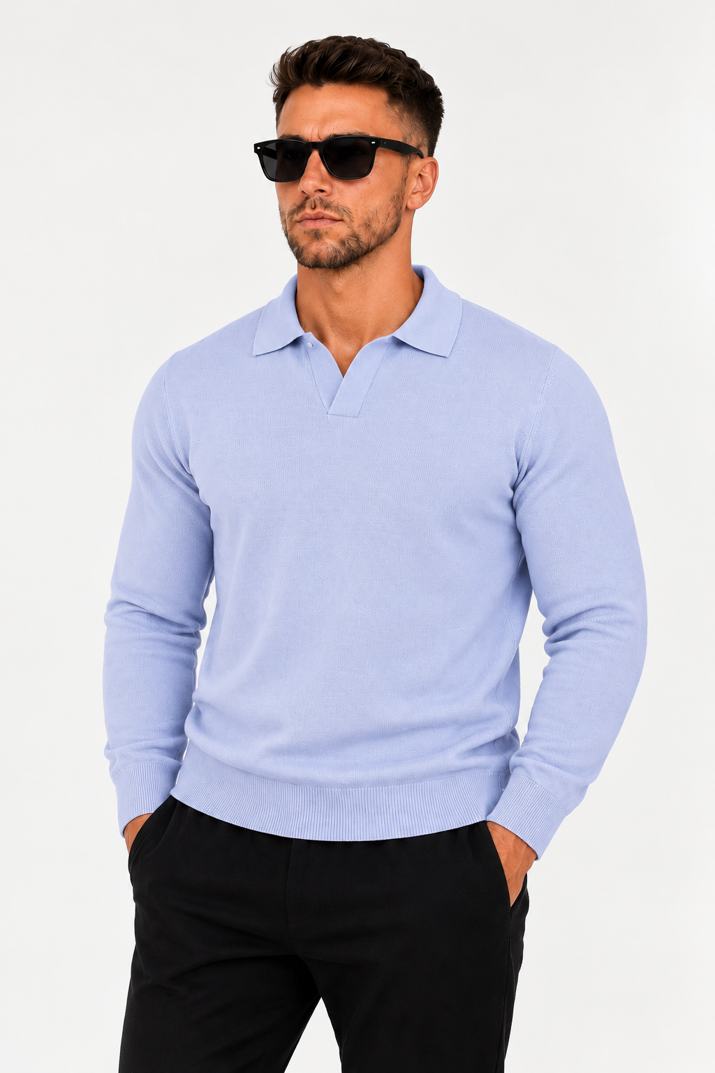 LONG SLEEVE POLO - ESCAPISM