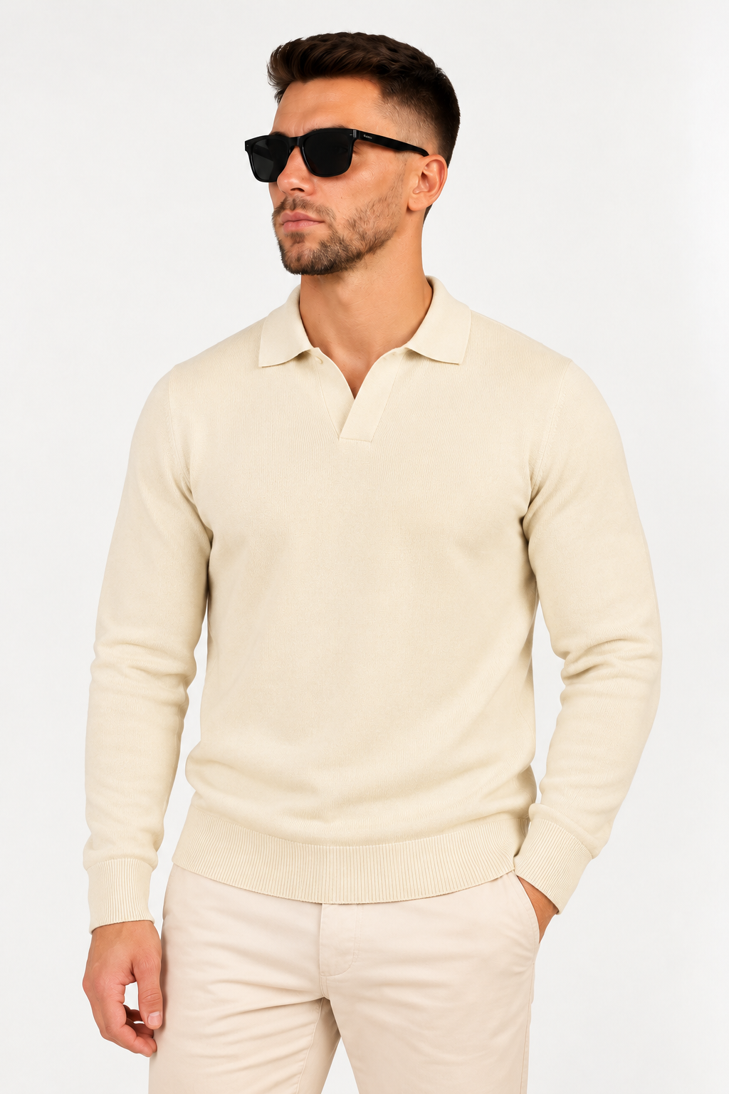 LONG SLEEVE POLO - ESCAPISM