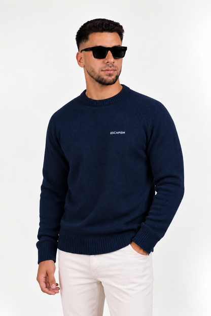CREWNECK EMBROIDERED RAGLAN - ESCAPISM