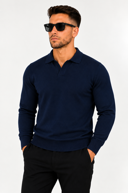LONG SLEEVE POLO - ESCAPISM
