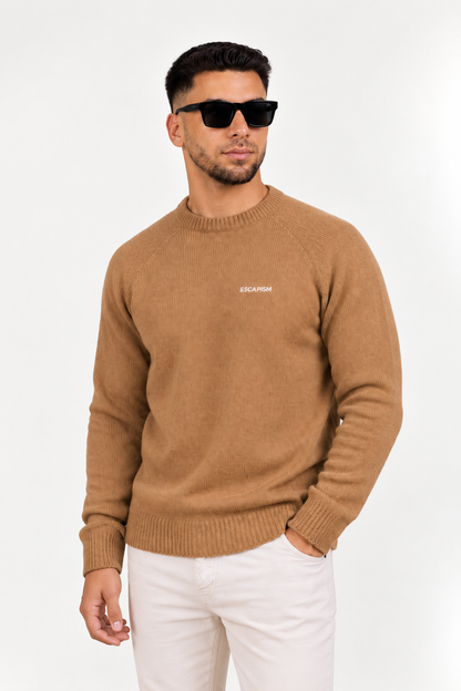 CREWNECK EMBROIDERED RAGLAN - ESCAPISM