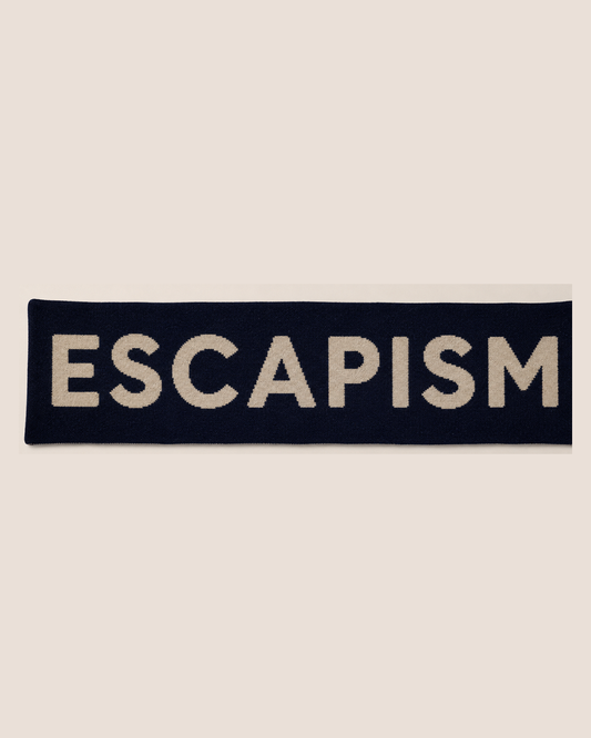 LOGO ESCAPISM SCARF