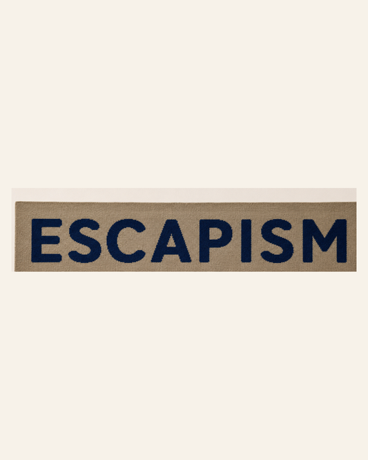 LOGO ESCAPISM SCARF