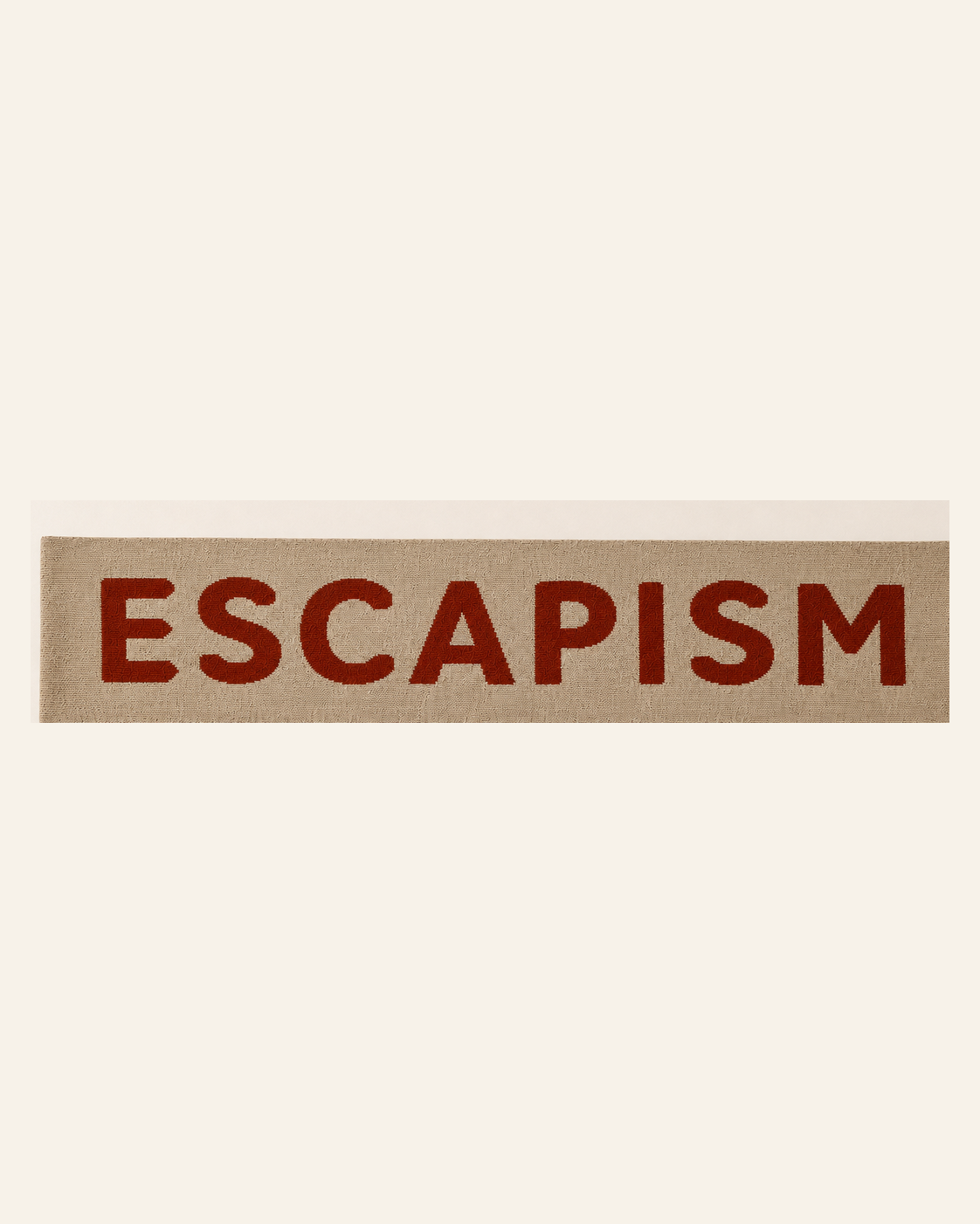LOGO ESCAPISM SCARF
