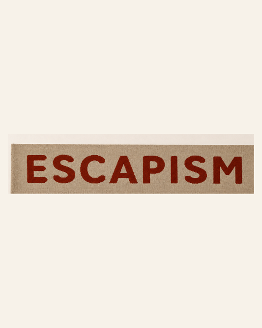 LOGO ESCAPISM SCARF