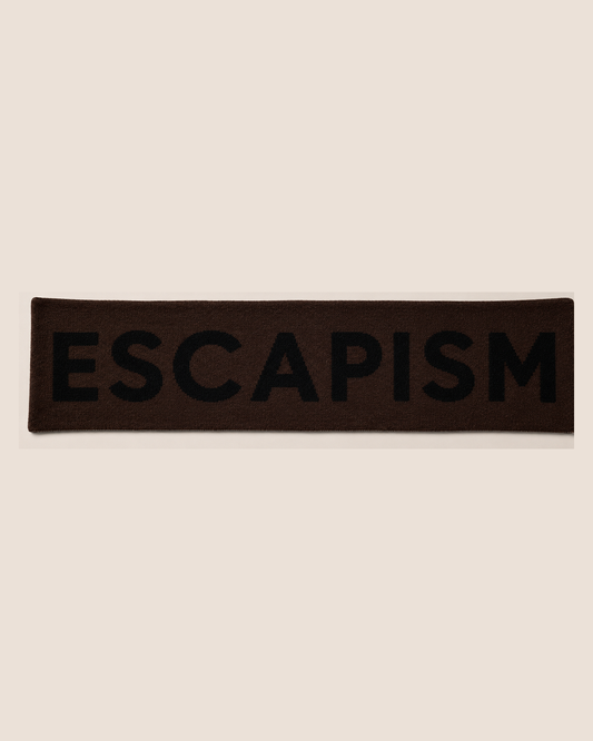 LOGO ESCAPISM SCARF