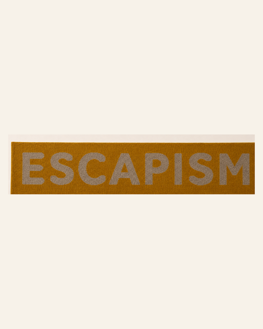LOGO ESCAPISM SCARF